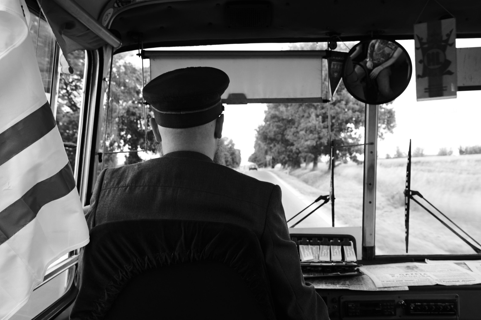 Autosan H9 na tle panoramy Krakowa